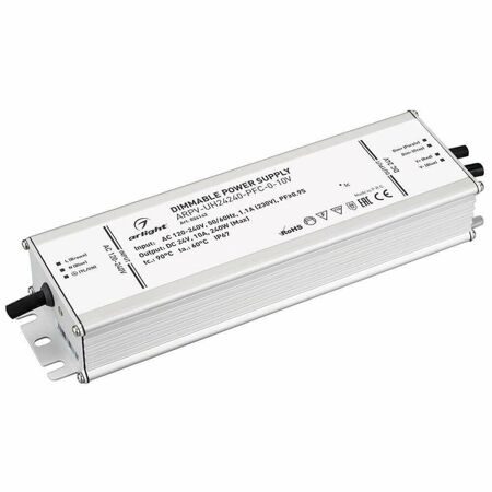 Блок питания ARPV-24150-SLIM-0-10V (24V, 6.3A, 150W) Arlight 22700